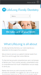 Mobile Screenshot of lifelongdentistry.com